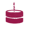 Cake icon.